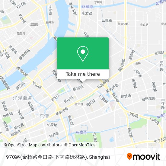 970路(金杨路金口路-下南路绿林路) map