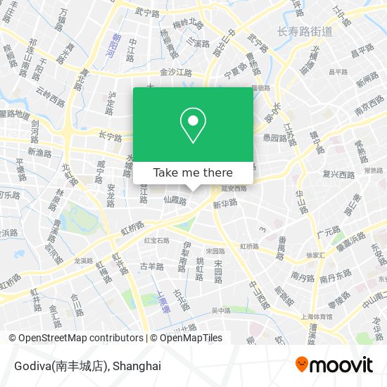 Godiva(南丰城店) map
