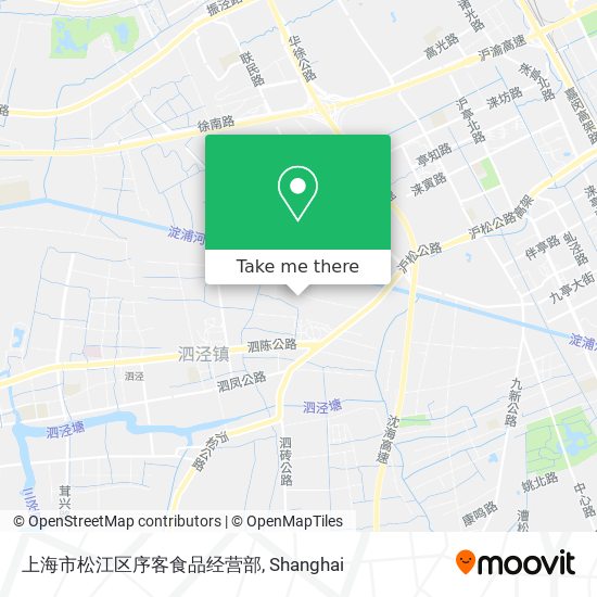 上海市松江区序客食品经营部 map