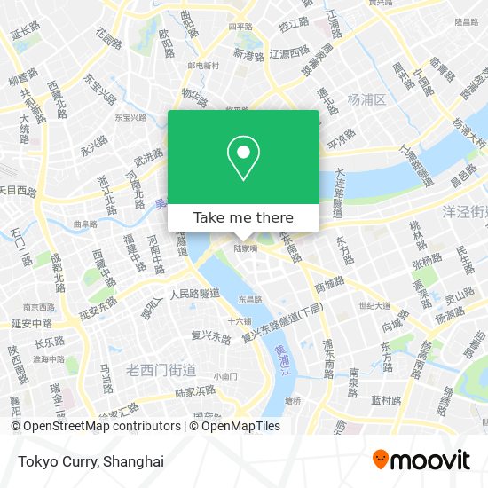 Tokyo Curry map