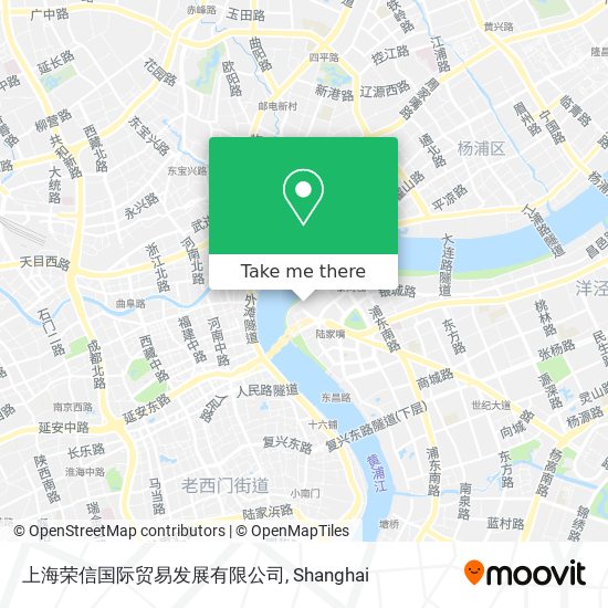 上海荣信国际贸易发展有限公司 map