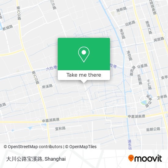 大川公路宝溪路 map