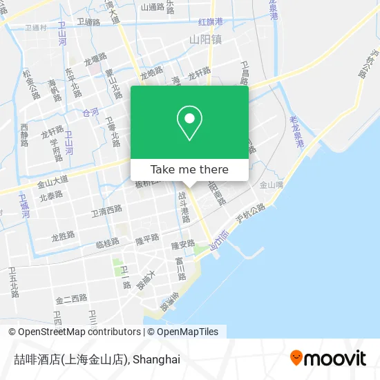 喆啡酒店(上海金山店) map