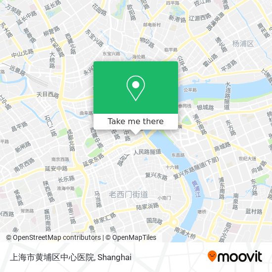 上海市黄埔区中心医院 map