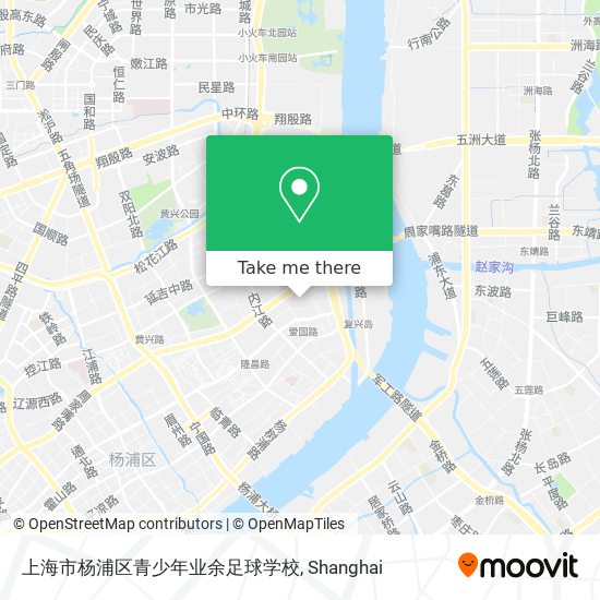 上海市杨浦区青少年业余足球学校 map