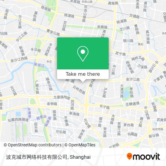 波克城市网络科技有限公司 map