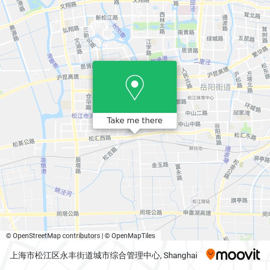 上海市松江区永丰街道城市综合管理中心 map