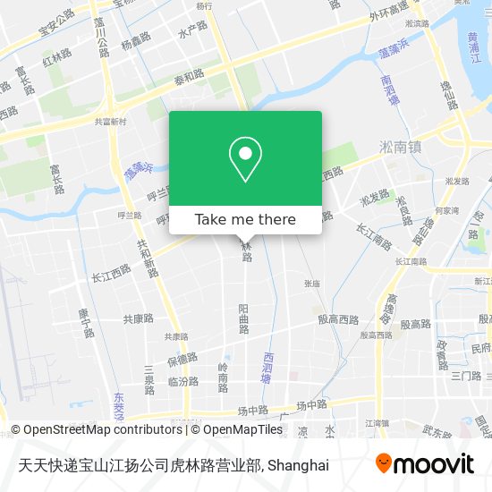 天天快递宝山江扬公司虎林路营业部 map