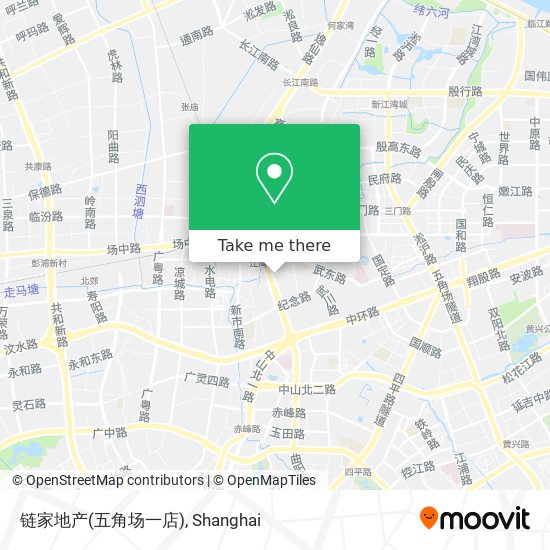 链家地产(五角场一店) map