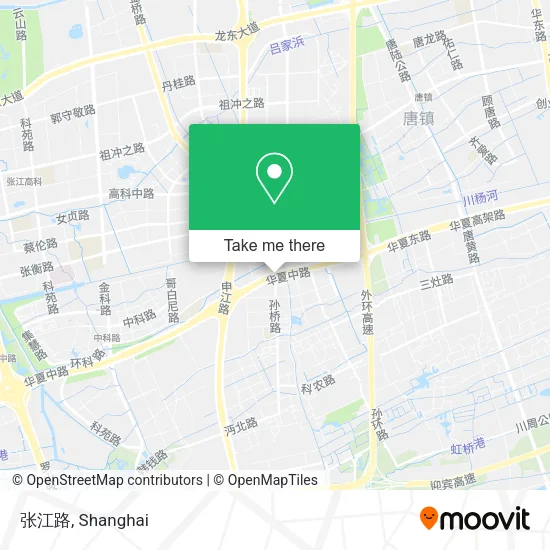 张江路 map
