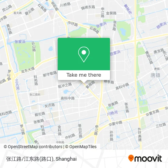 张江路/江东路(路口) map