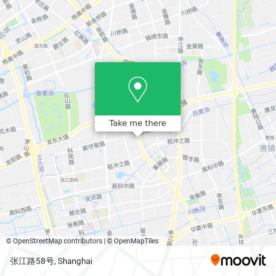 张江路58号 map