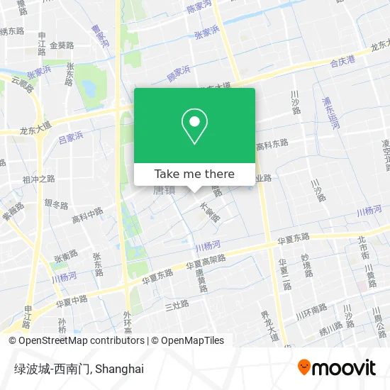 绿波城-西南门 map