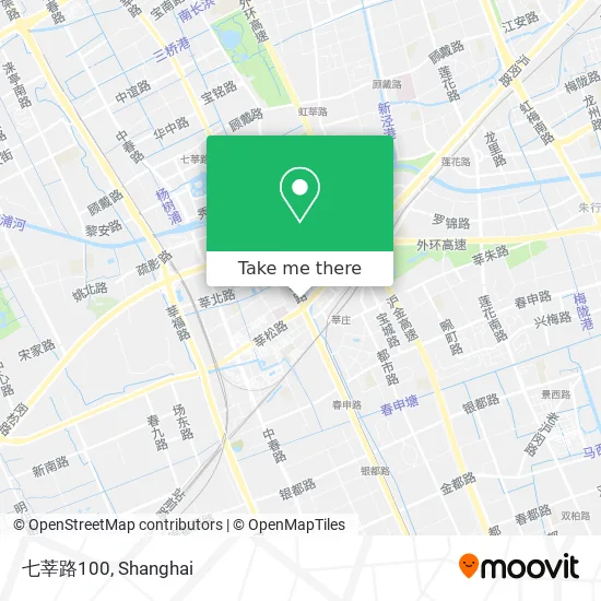 七莘路100 map