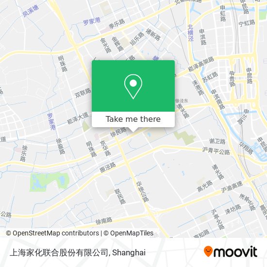 上海家化联合股份有限公司 map