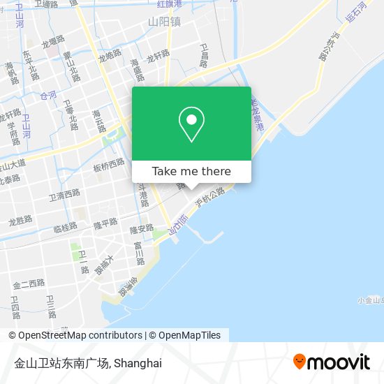 金山卫站东南广场 map