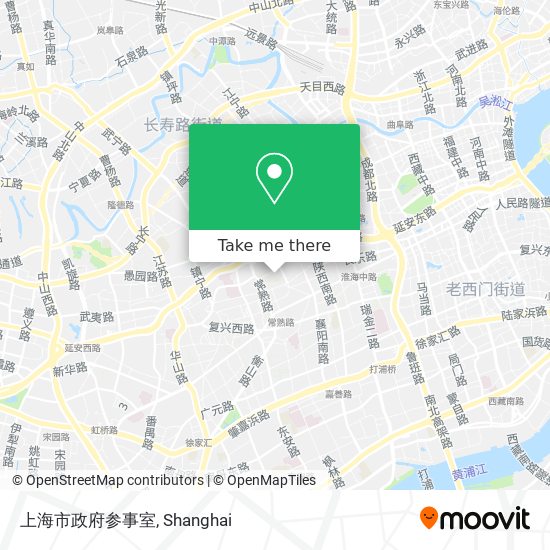 上海市政府参事室 map