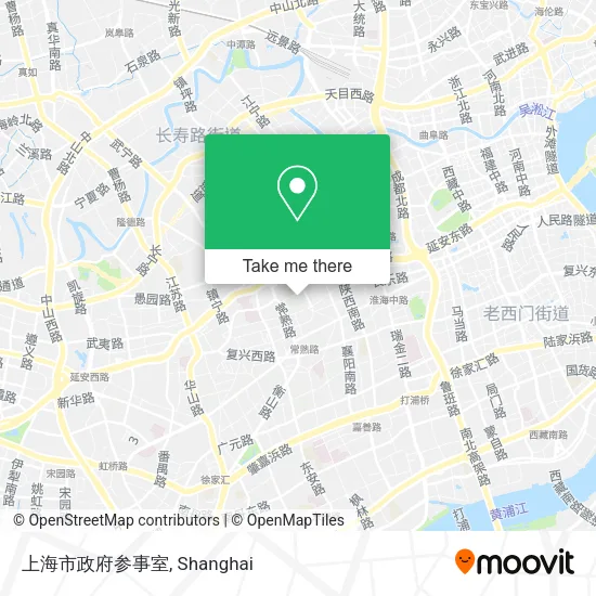 上海市政府参事室 map