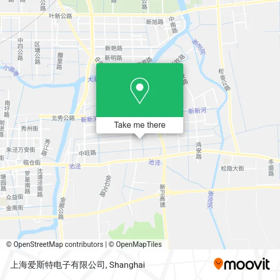 上海爱斯特电子有限公司 map
