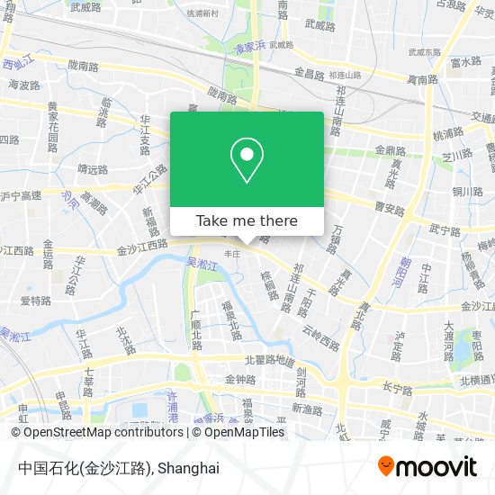 中国石化(金沙江路) map