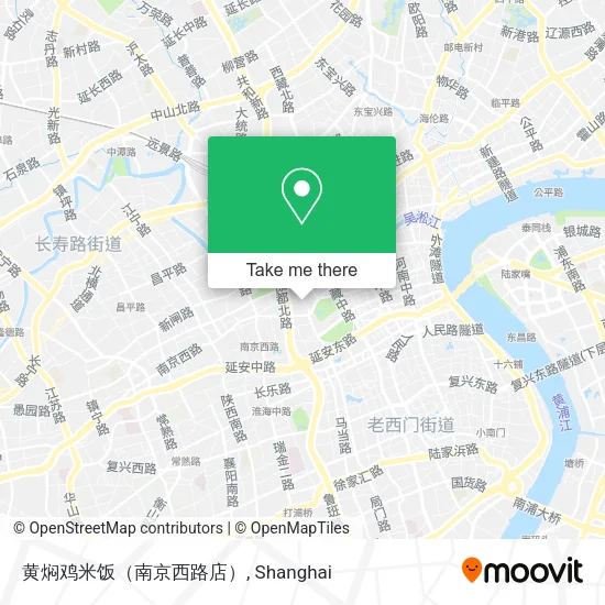 黄焖鸡米饭（南京西路店） map
