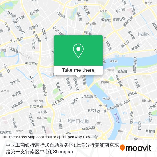 中国工商银行离行式自助服务区(上海分行黄浦南京东路第一支行南区中心) map