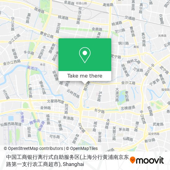 中国工商银行离行式自助服务区(上海分行黄浦南京东路第一支行农工商超市) map