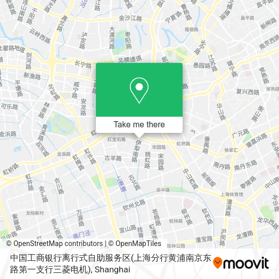 中国工商银行离行式自助服务区(上海分行黄浦南京东路第一支行三菱电机) map