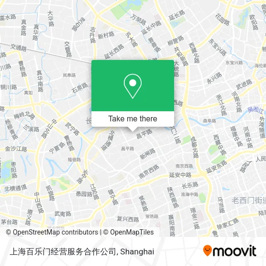 上海百乐门经营服务合作公司 map