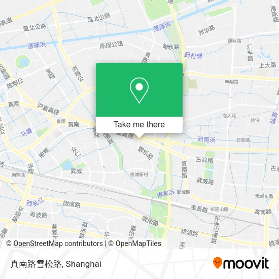 真南路雪松路 map