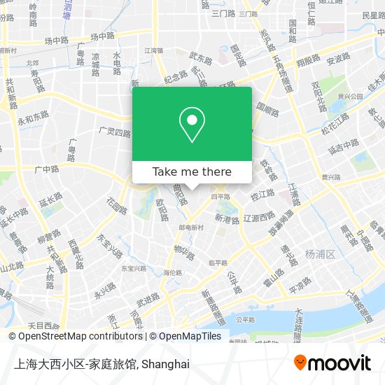 上海大西小区-家庭旅馆 map