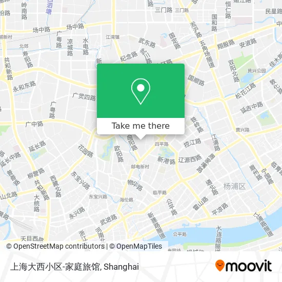 上海大西小区-家庭旅馆 map