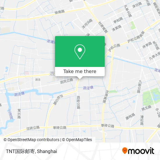 TNT国际邮寄 map