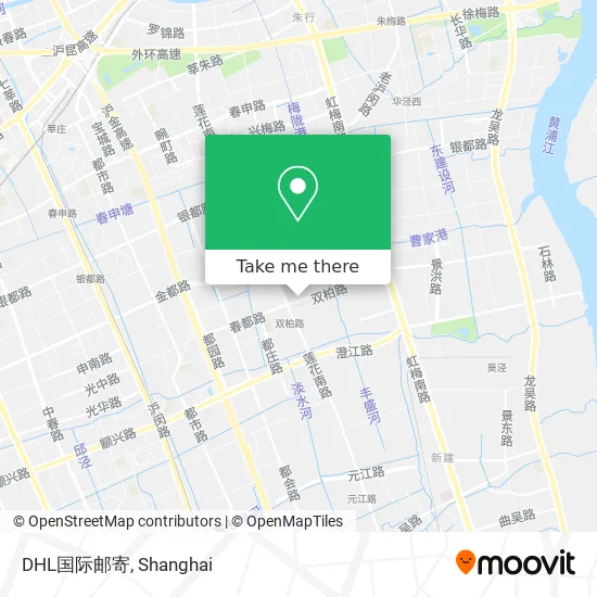 DHL国际邮寄 map