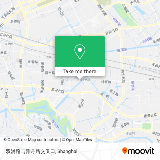 双浦路与雅丹路交叉口 map