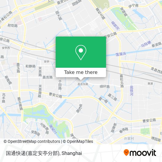 国通快递(嘉定安亭分部) map