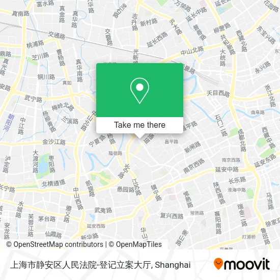 上海市静安区人民法院-登记立案大厅 map
