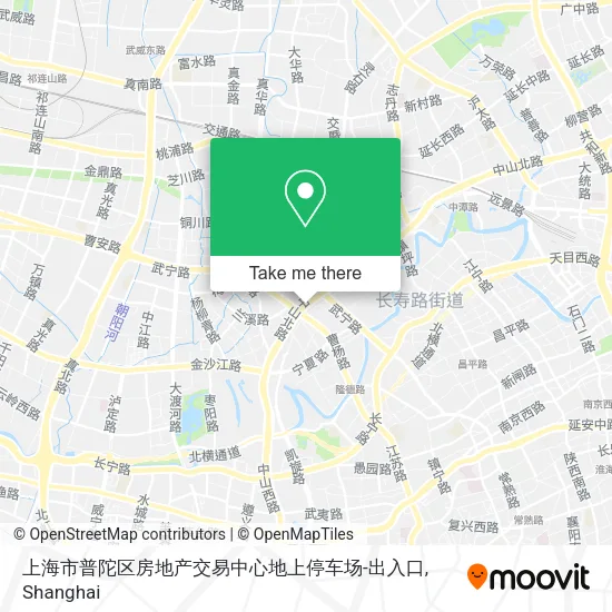 上海市普陀区房地产交易中心地上停车场-出入口 map