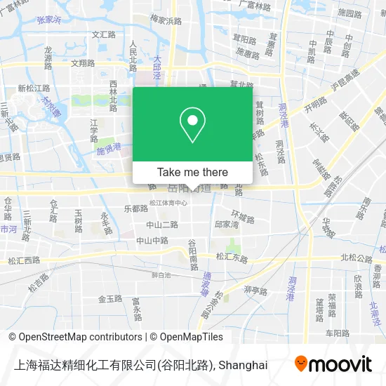 上海福达精细化工有限公司(谷阳北路) map