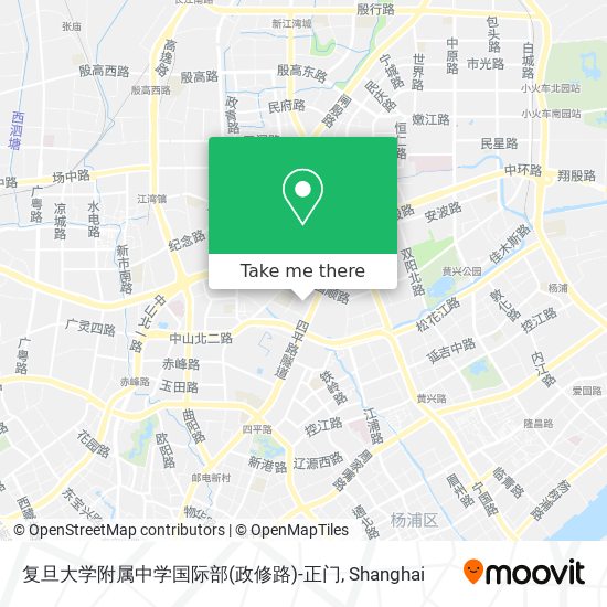 复旦大学附属中学国际部(政修路)-正门 map