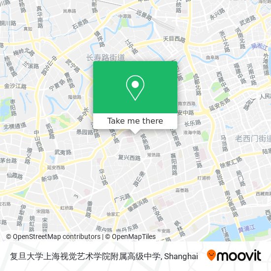 复旦大学上海视觉艺术学院附属高级中学 map