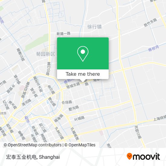 宏泰五金机电 map