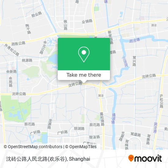 沈砖公路人民北路(欢乐谷) map