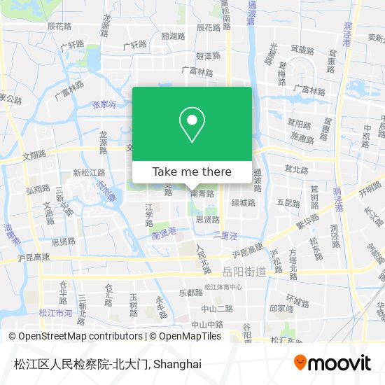 松江区人民检察院-北大门 map