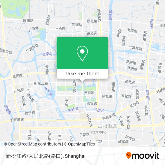 新松江路/人民北路(路口) map