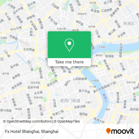 Fx Hotel Shanghai map