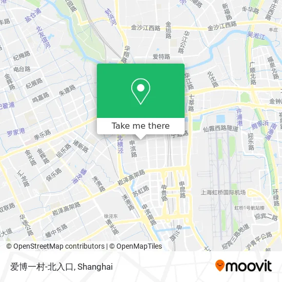爱博一村-北入口 map