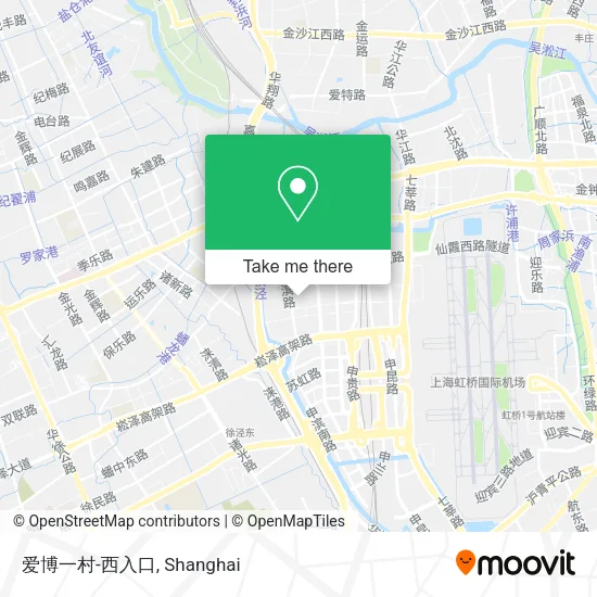 爱博一村-西入口 map