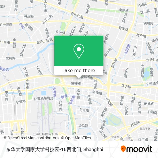 东华大学国家大学科技园-16西北门 map
