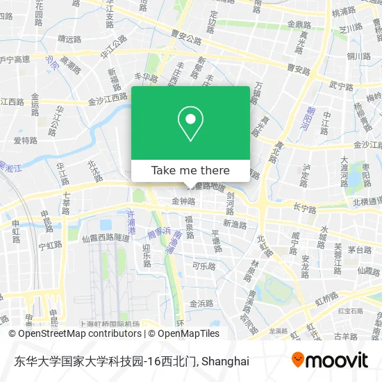 东华大学国家大学科技园-16西北门 map